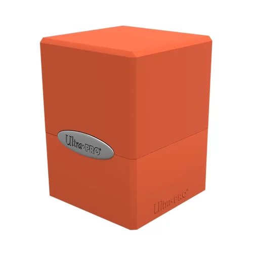 Ultra Pro - Deck Box - Satin Cube - Pumpkin Orange - Jokers Lair