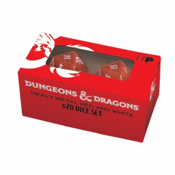 UP-Heavy-Metal-Red-and-White-D20-Dice-Set-for-Dungeons&Dragons