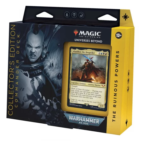 Magic the Gathering Universes Beyond Warhammer 40,000 Collector's Edition Commander Deck The Ruinous Power