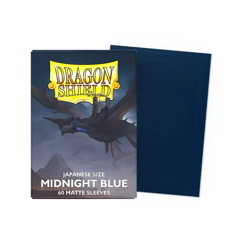 Dragon Shield - Matte Sleeves - Midnight Blue (60 Sleeves - Japanese) - Jokers Lair