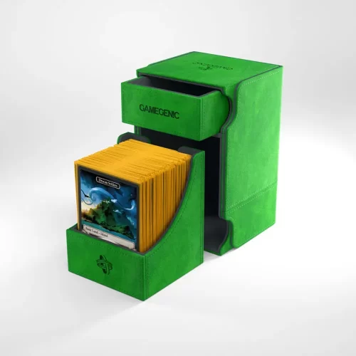 Gamegenic - Watchtower 100+ Convertible Deck Box - Green - Jokers Lair