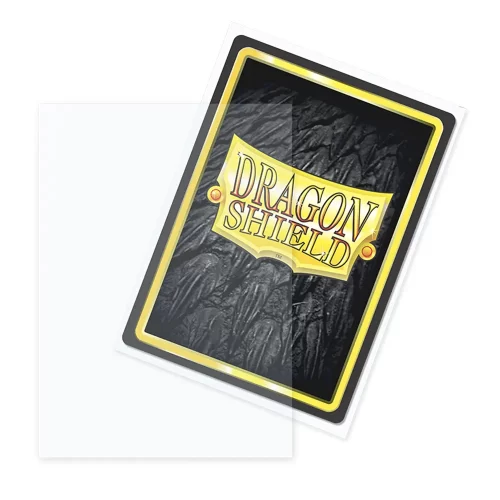 Dragon Shield - Outer Sleeves - Clear Matte (100 Sleeves - Standard) - Jokers Lair 2