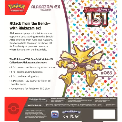 Pokémon TCG – Scarlatto & Violetto 151 - Collezione Alakazam-EX (ITA) - Jokers Lair