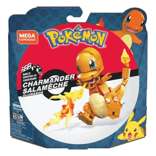 Pokémon Mega Construx - Mattel - Charmander Construction Evolution Set