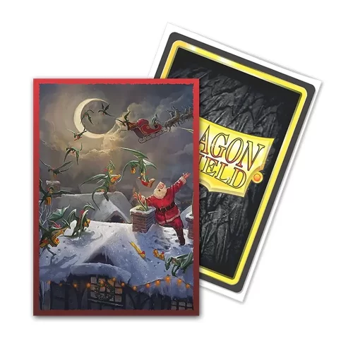 Dragon Shield - Brushed Art Sleeves - Christmas 2023 (60 Sleeves - Japanese) - Jokers Lair 2