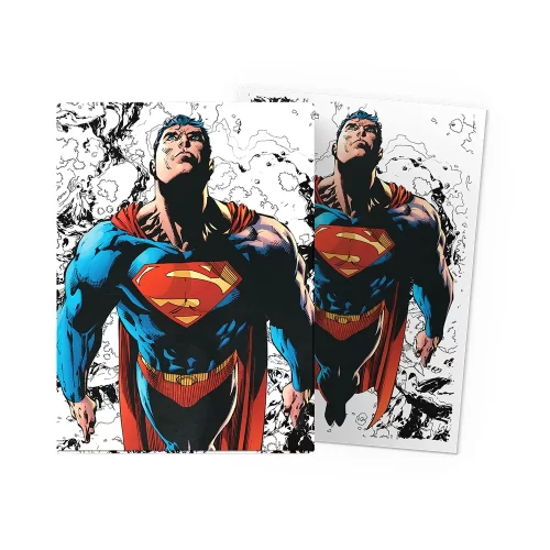Dragon Shield - Dual Matte Art Sleeves - Superman Core Color (100 Sleeves - Standard) - Jokers Lair