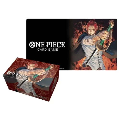 One Piece TCG - Official Playmat & Card Case - Shanks - Jokers Lair