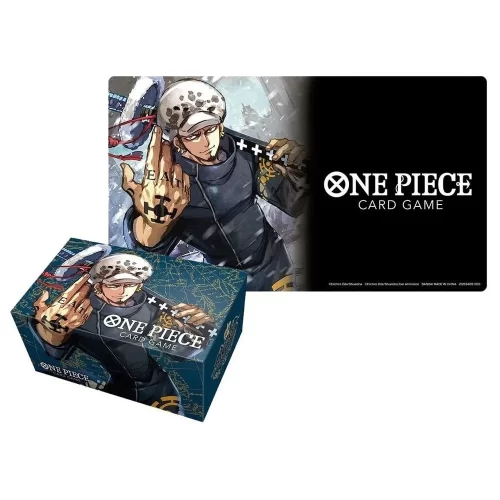 One Piece TCG - Official Playmat & Card Case - Trafalgar Law - Jokers Lair