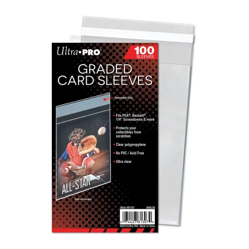 Ultra Pro - Graded Card Sleeves (100 Sleeves - Standard Oversized)