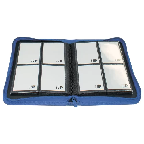 Ultra Pro - MTG - 4-Pocket Vivid PRO-Binder Zippered - Blue - Jokers Lair 2