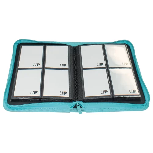 Ultra Pro - MTG - 4-Pocket Vivid PRO-Binder Zippered - Light Blue - Jokers Lair
