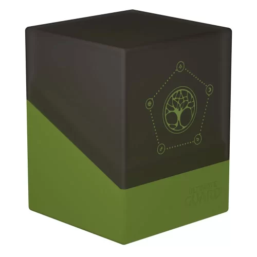 Ultimate Guard - Boulder Deck Case 100+ - Druidic Secrets Arbor (Olive Green) - Jokers Lair