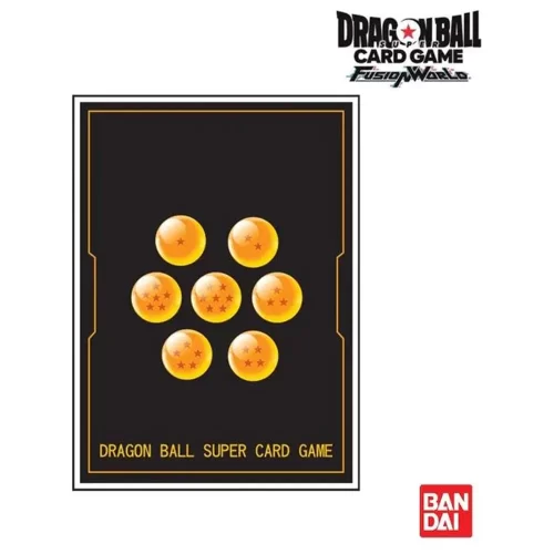 Dragon Ball TCG - Official Sleeves Fusion World - Standard Black (64 Sleeves) - Jokers Lair