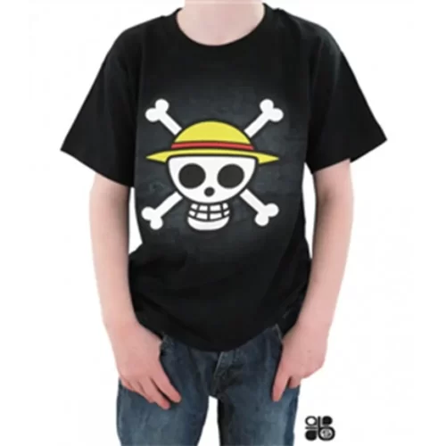 One Piece - Abystyle - Skull with Map T-Shirt Bambino (5-6 Anni) - Jokers Lair