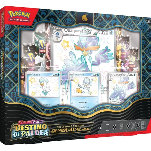 Pokémon TCG - S&V Destino di Paldea - Collezione Premium - Quaquaval EX (ITA) - Jokers Lair