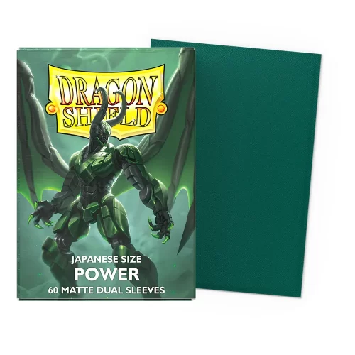 Dragon Shield - Dual Matte Sleeves - Power (60 Sleeves - Japanese) - Jokers Lair